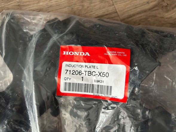 Honda OE 71206-TCB-X50 HONDA CIVIC X ЛІФТ 2019-2021 ПОВІТРЯНЕ КЕРМО ЛІВЕ TBC ОРИГІНАЛ