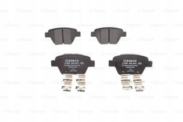 Bosch 0 986 494 643 + 0 986 479 C20 SKODA SUPERB II (3T4, 3T5) Комплект диски + колодки задні bosch skoda superb ii 2 272 мм