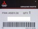 Mitsubishi OE WB/2705A062/ORYGINAŁ OUTLANDER ASX 2.0 2.4 МАСЛЯНА ЧАША КОРОБКИ ПЕРЕДАЧ CVT АВТОМАТ
