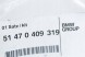 BMW OE 0409319 51470409319 OEM КИЛИМОК ЗАХИСНИЙ В КУЗОВ ВАНТАЖНОГО ВІДСІКУ БАГАЖНИКА BMW E91 TOURING