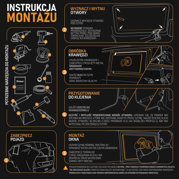 CHROMEMASTER CH-GL-0143-R22 Переднє праве розкривне бічне скло для TOYOTA PROACE 2016- MEDIUM / LONG