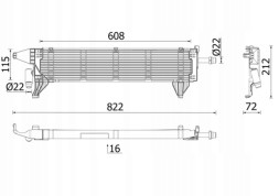 Mahle CR 2636 000P Радіатор, система охолодження двигуна mahle cr 2636 000p