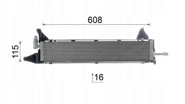 Mahle CR 2636 000P Радіатор, система охолодження двигуна mahle cr 2636 000p