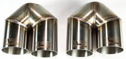 WLM Customs WLM-CH2x80 Подвійна насадка на вихлопну трубу WLMcustoms Y-подібна 2x80мм