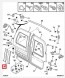 Citroen OE Наклейки задніх дверей Peugeot Partner OE 8663.NJ