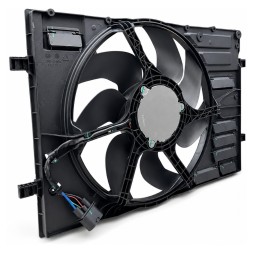 Loro DSP-9LPZ 5Q0121203AB 5Q0121203CP 5Q0959455AF 5Q0121203AA 5Q0121203DA 5Q0121203EA 5Q0959455AG 5Q0121203CT 5Q0121203CD 5Q0959455N 5Q0121203CN 5Q0121203 Вентилятор радіатора VAG MQB 1.4 1.5 TSI 2.0 TDI з рамою 5Q0121203DA