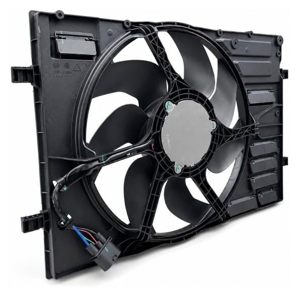 Loro DSP-9LPZ 5Q0121203AB 5Q0121203CP 5Q0959455AF 5Q0121203AA 5Q0121203DA 5Q0121203EA 5Q0959455AG 5Q0121203CT 5Q0121203CD 5Q0959455N 5Q0121203CN 5Q0121203 Вентилятор радіатора VAG MQB 1.4 1.5 TSI 2.0 TDI з рамою 5Q0121203DA