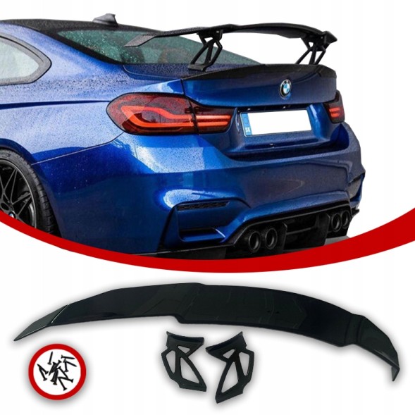 Китай BMW SPOILER GTS F30 F32 F36 F80 F82 CZARNY POŁYSK BMW СПОЙЛЕР GTS F30 F32 F36 F80 F82 ЧОРНИЙ ГЛЯНЕЦЬ