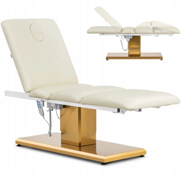 Китай WEW-SC-HP-1026013 Косметологічне крісло Physa VITERBO 150 кг SPA Масаж Тату Кремово-Золоте