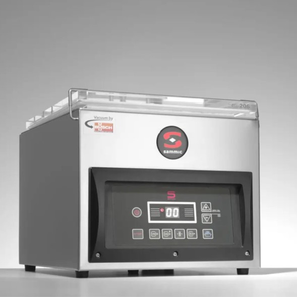 Китай WEW-SC-HP-1026344 Вакуумний пакувальник SAMMIC 280 мм 370 Вт 8 м³/год Камерний для закладів громадського харчування