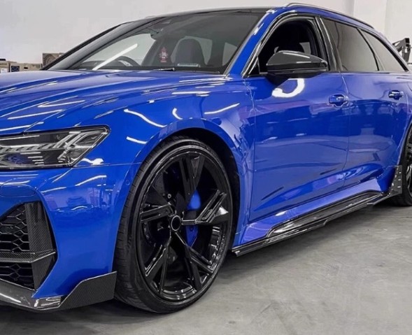 Китай Listwa boczna próg lewy CARBON AUDI RS6 C8 Perfectauto24 НОВА Бічна накладка порога ліва CARBON AUDI RS6 C8