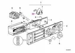BMW OE 67328361479 Повітродувка з кімнатним датчиком. темп. BMW E34 E38 OE