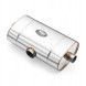 RM Motors E502/63/500/2x50 Rm motors поперечний глушник - 1x63мм 2x50мм - 50см