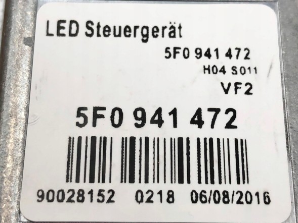 ВОЛЛЕР 5F0 941 472 Інвертор правий лівий модуль управління led 5f0941472 для seat leon