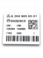 Mercedes-Benz OE MERCEDES BENZ W204 БАГАТОФУНКЦІОНАЛЬНА ПАНЕЛЬ КНОПОК A2049058501