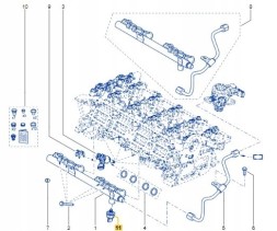 Renault OE 166380783R Датчик тиску renault megane scenic kadjar clio dacia duster oe