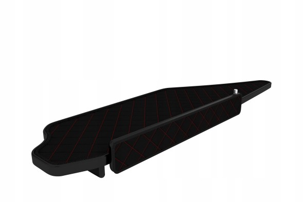 F-CORE FT46 BLACK/RED Полиця TIR MERCEDES ACTROS MP 5 01.19- Довга світлодіодна панель 24V еко-шкіра скай