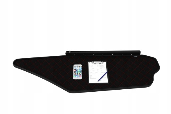 F-CORE FT46 BLACK/RED Полиця TIR MERCEDES ACTROS MP 5 01.19- Довга світлодіодна панель 24V еко-шкіра скай