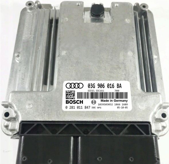 Bosch 03G906016BA 0281011847IMMO OFF КОМП'ЮТЕР ECU AUDI A4 A3 2.0 03G906016BA 0281011847 IMMO OFF