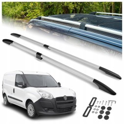 CHROMEMASTER OM-RR-D0042-001 Пороги даху багажник для FIAT DOBLO II 2010-2022 SHORT | КОРОТКИЙ