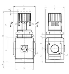 0AMS Регулятор тиску MX212R014