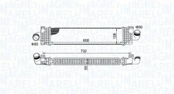 MAGNETI MARELLI 351319204980 Інтеркулер (охолоджувач повітря) 351319204980