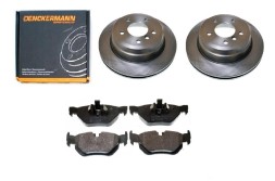 DKM CR3216 ГАЛЬМІВНІ ДИСКИ + КОЛОДКИ BMW 3 E90 E91 BMW 1 E81 E87 ЗАДНІ 300ММ компл. WENTYE