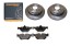 DKM CR3216 ГАЛЬМІВНІ ДИСКИ + КОЛОДКИ BMW 3 E90 E91 BMW 1 E81 E87 ЗАДНІ 300ММ компл. WENTYE