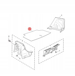 MG OE 11848246 Підлога багажника mg 3