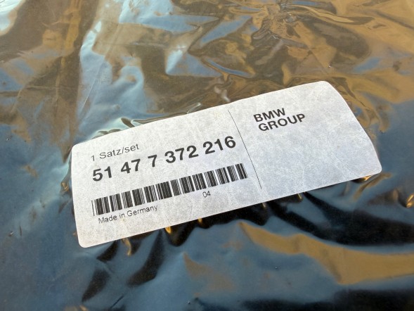 BMW OE 7372216 7398194 _auditeile_ Килимки велюрові 7372216 7398194 BMW 2 F46 UK оригінальні --