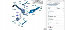 Ford OE ПІЩАНІ КОЛЕСА ЗАДНІ FORD FOCUS RS KUGA Mk1 MONDEO Mk4 1769848 AG9C-2B664-FAA