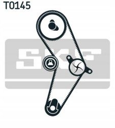 SKF VKMC 01113-1 водяна помпа + комплект ременя ГРМ