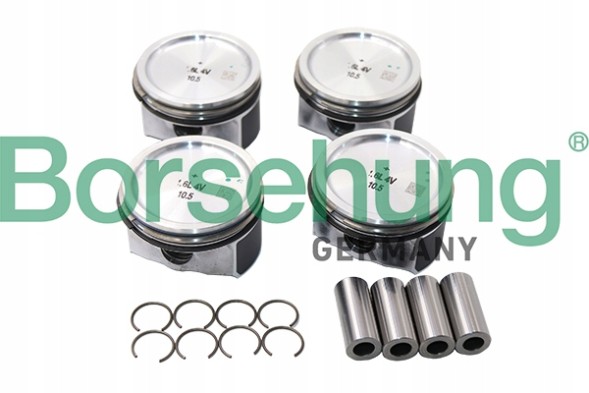 Borsehung B13576 Поршень kpl. 76.5 Fab/rap,vw jetta/polo (4 штуки) borsehung b13576