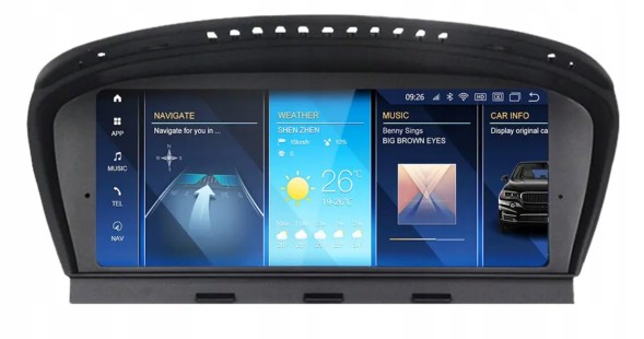 Китай EKRAN ANDROID 13 8GB RAM 665 SNAPDRAGON ЕКРАН ANDROID 13 8GB RAM SNAPDRAGON 665 ДЛЯ BMW CIC E60 E61 E90 E91 E92 E93