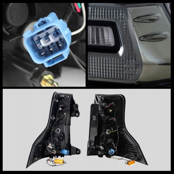 VLAND 818191-2 mhm Задні ліхтарі Vland Led Smoke Tuning Toyota Land Cruiser 150 fj150 2009-16