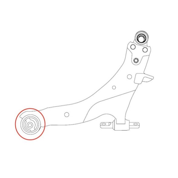 GV0006 CTR Сайлентблок CVKH 19