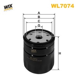 WL7074 WIX FILTERS Фільтр оливи