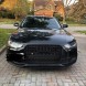 Китай ATRAPA GRILL ZDERZAKA PLASTER MIODU A4 B8,5 LIFT CZARNY POŁYSK Решітка радіатора Audi A4 B8,5 рестайлінг чорний глянець