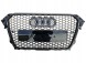 Китай ATRAPA GRILL ZDERZAKA PLASTER MIODU A4 B8,5 LIFT CZARNY POŁYSK Решітка радіатора Audi A4 B8,5 рестайлінг чорний глянець