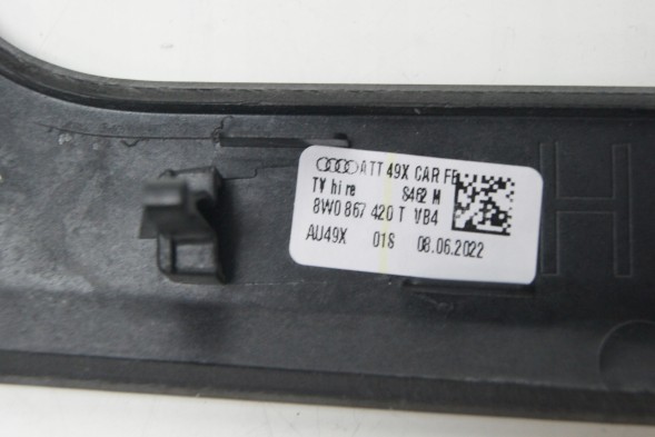Audi OE 8W1853189AJ 8W1863969AK 8W0867419T 8W0867409AL 8W0867420T 8W0867420T 5W1853190BG AUDI A4 A5 ДЕКОРАТИВНІ МОЛДИНГИ ДЕКОР КАРБОН МАТ