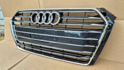 Audi OE GRILL ATRAPA CHŁODNICY AUDI A4 B9 8W0 PRZEDLIFT 2015-2019 CHROM POŁYSK ŚRODEK Решітка радіатора GRILL Audi A4 B9 8W0 8W 15-19 ХРОМ OE 8W0853651BR AB НОВА