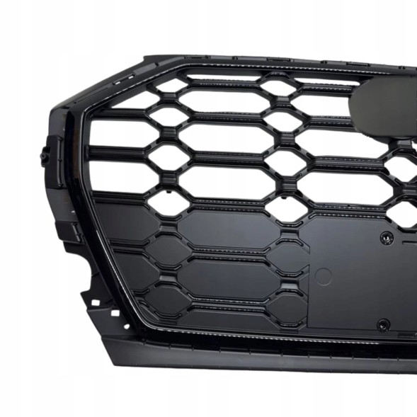 AutoDor D044952 AUDI Q5 80A S LINE BLACK PIANO 2020- РЕСТАЙЛІНГОВА ЦЕНТРАЛЬНА РЕШІТКА РАДІАТОРА ПЕРЕДНЯ