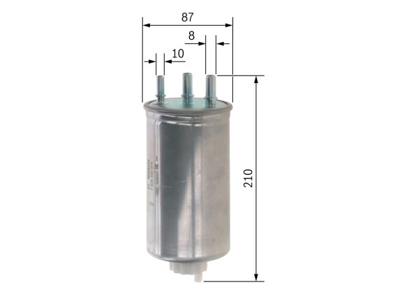 F026402075 BOSCH Фільтр палива