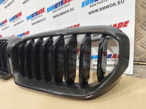 BMW OE 51712469541 2469541 OEM BMW BMW G30 G31 LCI ЛІФТ ГРИЛЬ КАРБОН РЕШІТКА ПЕРЕДНЯ ПІД КАМЕРИ 2469541