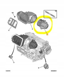 CHINA L5771000 | GMVPF3 Citroën c5 2008- повітродувка внетря l5771000 gmvpf3