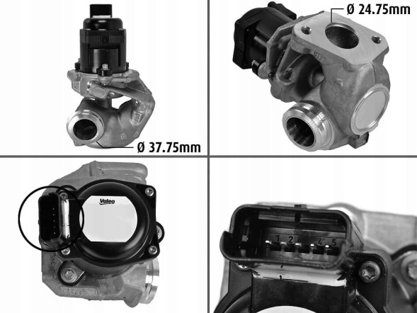 Valeo 700474 Клапан egr valeo 700474