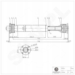 ESEN SKV 76SKV004 Skv привідний вал 76skv004 - nissan navara pathfinder iii ; 37200-eb300