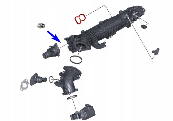 Tafmet ZU_KOL_N57N Кришка впускного колектора BMW Diesel N57N N57Z