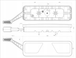 Fristom FT-700-146 L LED Ліхтар задній комбінований led ft-700-146 лівий напіпричіп