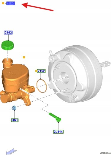 Ford OE ГАЛЮКОВИЙ НАСОС FORD MUSTANG MK6 2015- OE 5349261 _ GR3C-2A032-AB